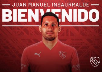 Insaurralde es presentado como refuerzo en Independiente