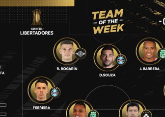 El único chileno en el equipo de la semana de la Libertadores