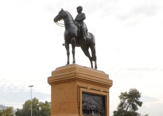 Retiro de la estatua de Baquedano: por qué la han quitado y cómo ha quedado