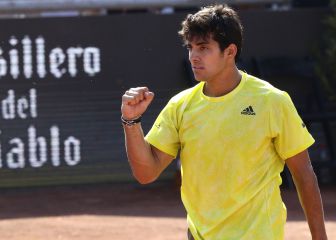 La genial volea de Cristian Garin en la final del Chile Open