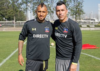 Vidal festeja el gol de Paredes: ¡con mensaje a Colo Colo!