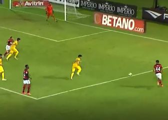 ¡Sorprendió a todos! El pase gol de Isla en triunfo del 'Fla'