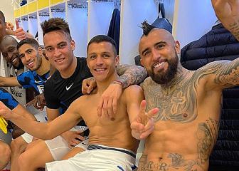 Conte habló del futuro de Alexis Sánchez y Arturo Vidal