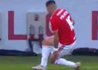 El momento exacto de la dramática lesión de Palacios