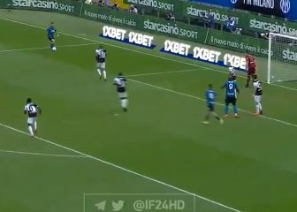 ¡El gol más raro del Inter! Alexis remató al palo y Lukaku hizo esto