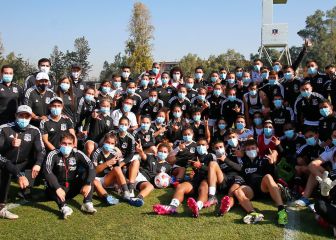 ¡Golazo de Blandi! La mejor jugada del entrenamiento mixto que tuvo Colo Colo