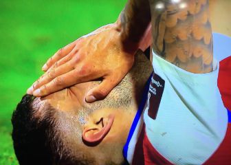 El solitario llanto de Maripán tras el empate ante Bolivia