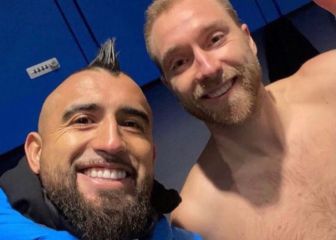 Los emotivos mensajes de Bravo y Vidal para Christian Eriksen