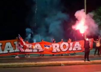 ¡Notable banderazo en Copacabana antes del duelo contra Argentina!