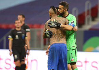 La noche más combativa de Bravo y Vidal en Copa América