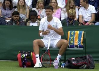 Tomás Barrios sacó aplausos en Wimbledon