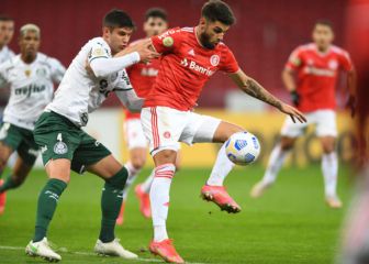 Kuscevic jugó y fue expulsado en nuevo triunfo del Palmeiras