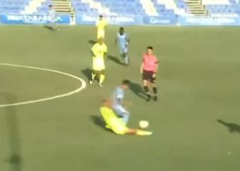 ¡Durísima! La patada por la que Enzo Roco fue expulsado en un amistoso del Elche