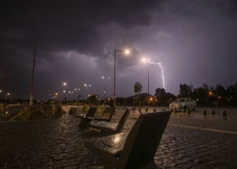 La alerta por tormentas eléctricas en la Región Metropolitana