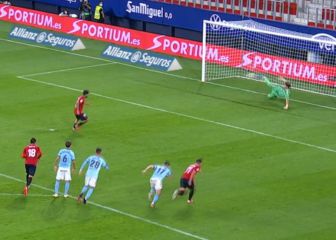¡Con el pie! Dituro se lució con este penal tapado en LaLiga