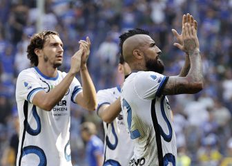 El sacrificio de Vidal no bastó: Inter igualó ante Sampdoria
