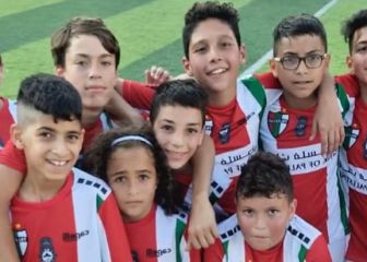 Palestino abrió su primera escuela de fútbol en Ramallah