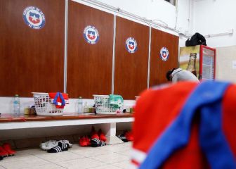 El mensaje con que Perú recibió a la Roja en el camarín