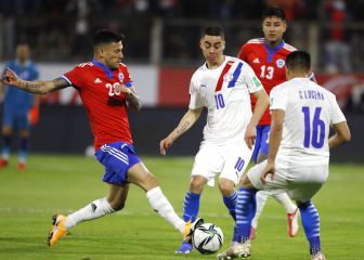 Aránguiz tuvo una pelea en la primera mitad y después se fue expulsado