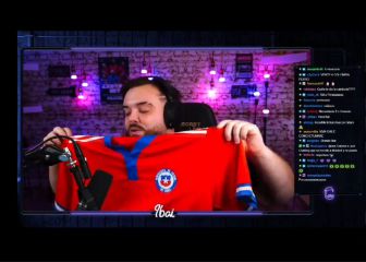 ¡Con la camiseta de la Roja! El saludo de Ibai Llanos para Chile