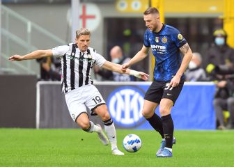 Inter de Milán 2 - Udinese 0: goles, resumen y resultado