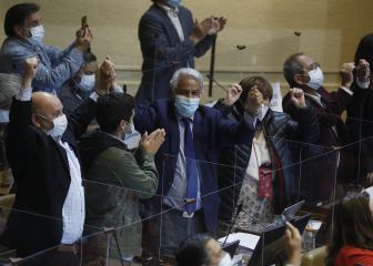 El momento más esperado: fin de 15 horas de exposición de Naranjo y abrazo con Jackson