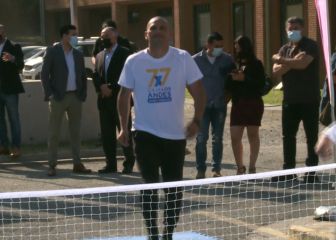 Los lujos de 'Chupete' Suazo: ¡maravilló en el tenis-fútbol!