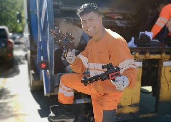 Trabaja en la basura ya que no puede vivir del deporte en Chile: 