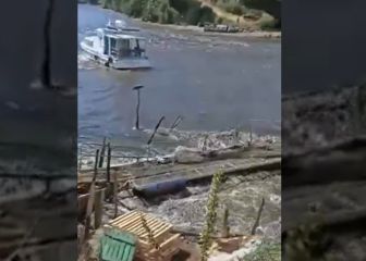 Hay que estar alerta: oleaje destruye muelle en Valdivia