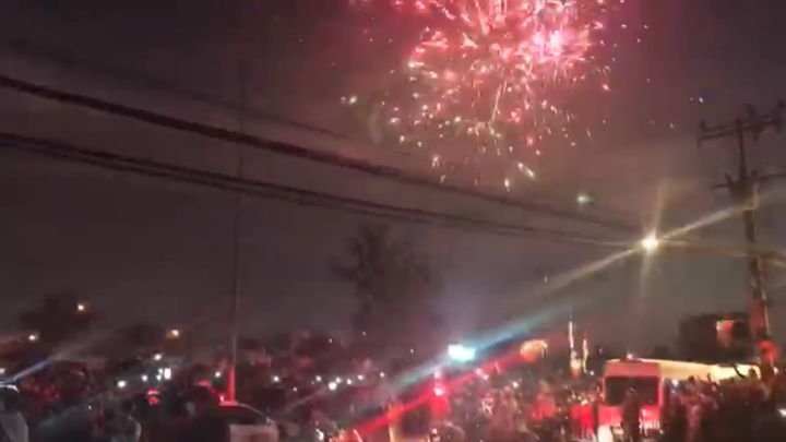 El espectacular banderazo en Calama: ¡locura total por la Roja!