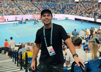 El chileno que trabaja en el Australian Open: 