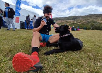 ¡Un perro acompañó a un corredor brasileño por 21 kilómetros en la Patagonia!