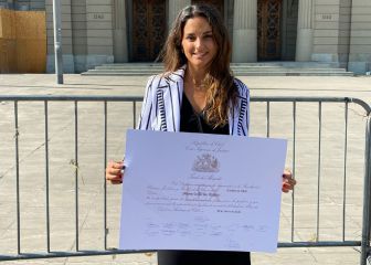 Estrella chilena en Europa y ahora oficialmente abogada