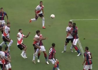 ¿Lo celebró? Paulo Díaz fue el héroe con un gol ante su ex club