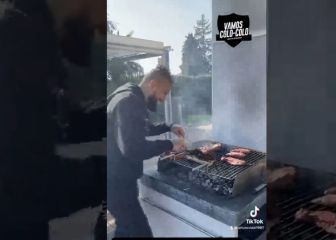 La divertida celebración de Arturo Vidal tras el Superclásico