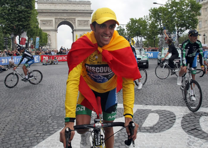 Contador: "El favorito para el Tour es Evans"