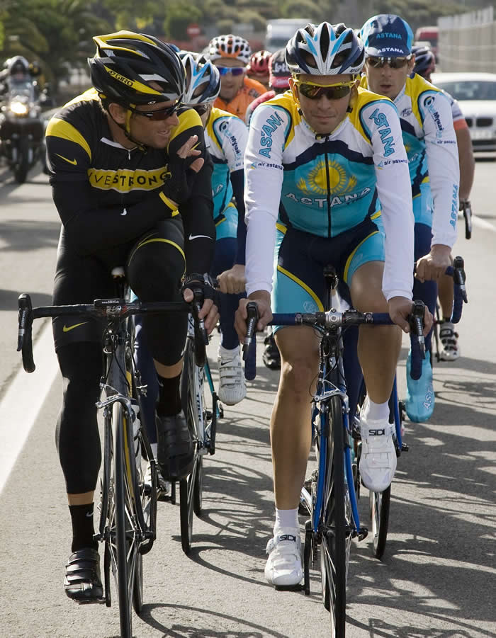 Armstrong: "Contador se pone muy nervioso"