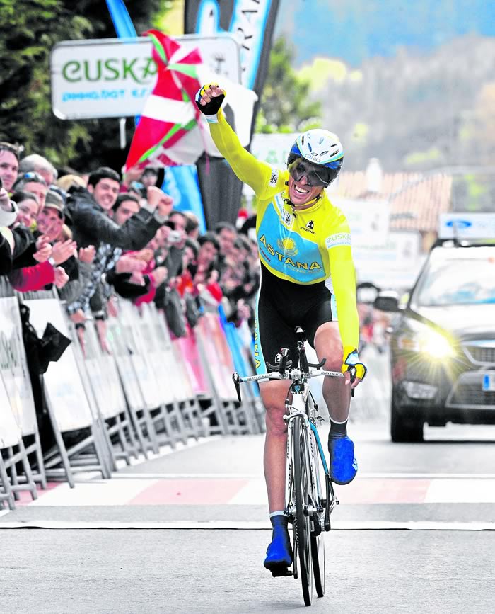 Contador voló en la crono de la Vuelta al País Vasco