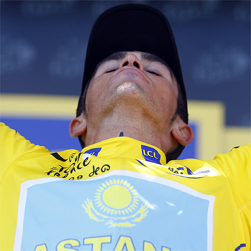 Contador: "Corrí dos Tours, uno en la bici y otro en el hotel"