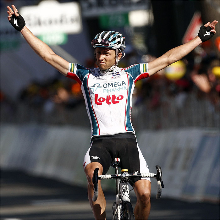 Lloyd gana la sexta etapa y Nibali resiste líder