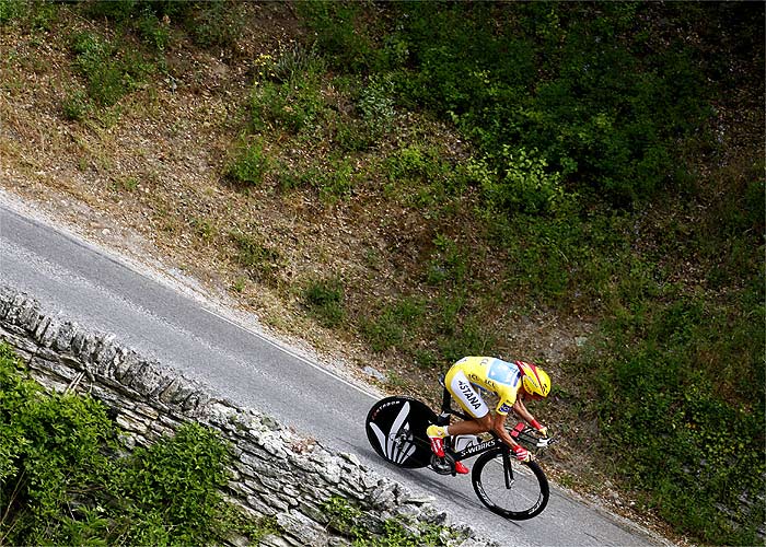 Contador: "No terminaba de coger el golpe de pedal"