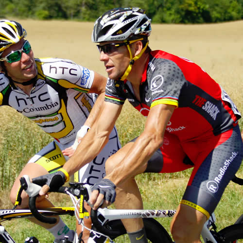 Armstrong: "Contador es la persona con más talento sobre una bicicleta"
