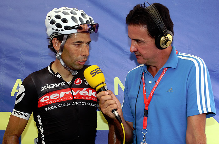 José Ramón de la Morena regresó a cubrir la Vuelta
