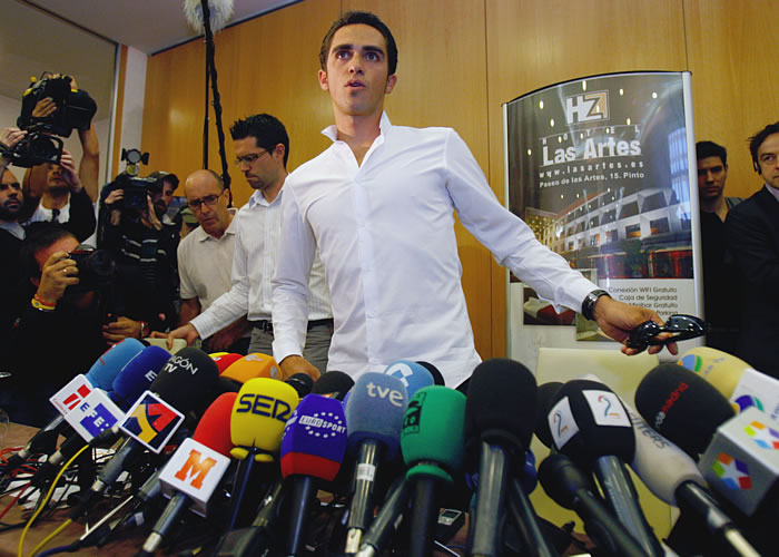 Contador: "Yo soy la víctima y no toleraré una sanción"