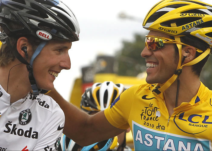 El Tour 2010 sería para Andy Schleck; Giro para Scarponi