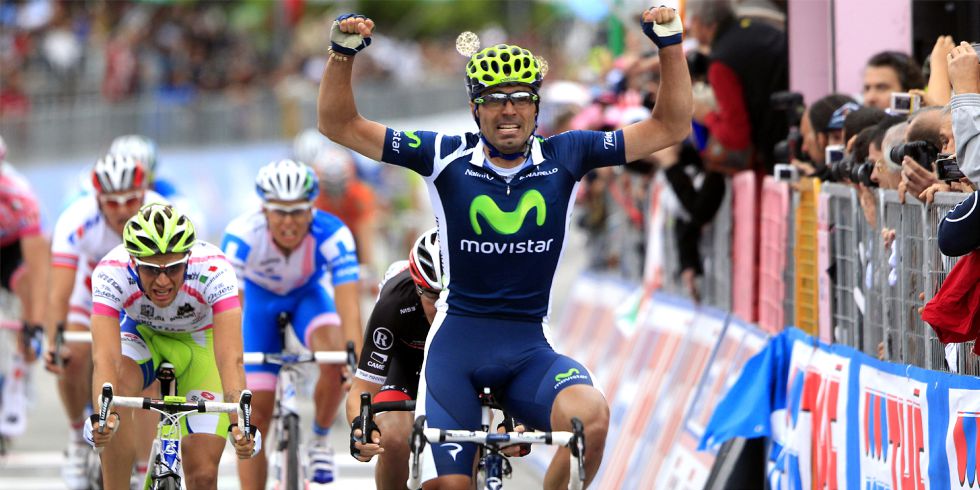 Fran Ventoso repite etapa en el Giro de Italia un año después