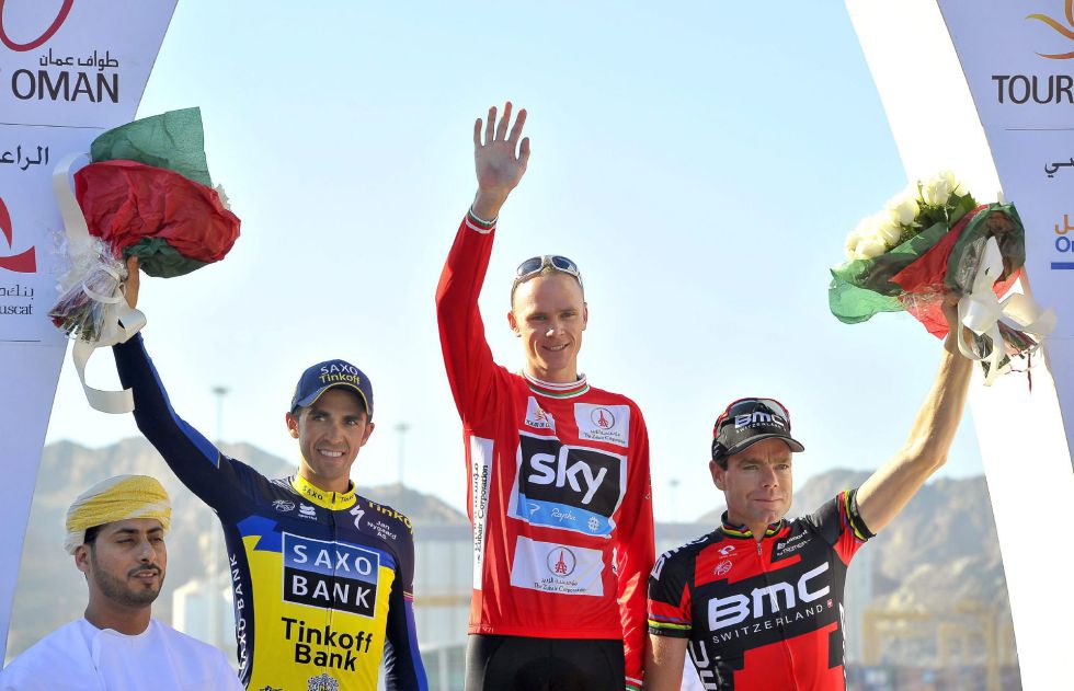 Chris Froome conquista Omán y Contador termina segundo