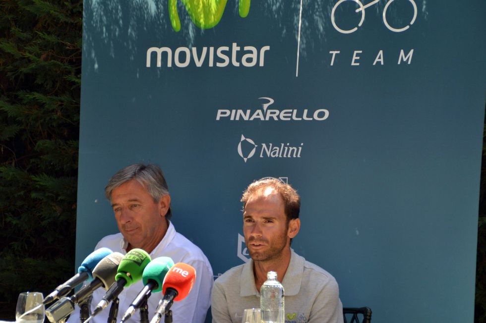 Valverde: "He venido a ganar y temo a Purito y Nibali por igual"