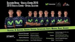 El Movistar presenta sus nueve corredores para la Vuelta