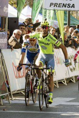 El italiano Bennati, primer
líder de la Vuelta a Andalucía